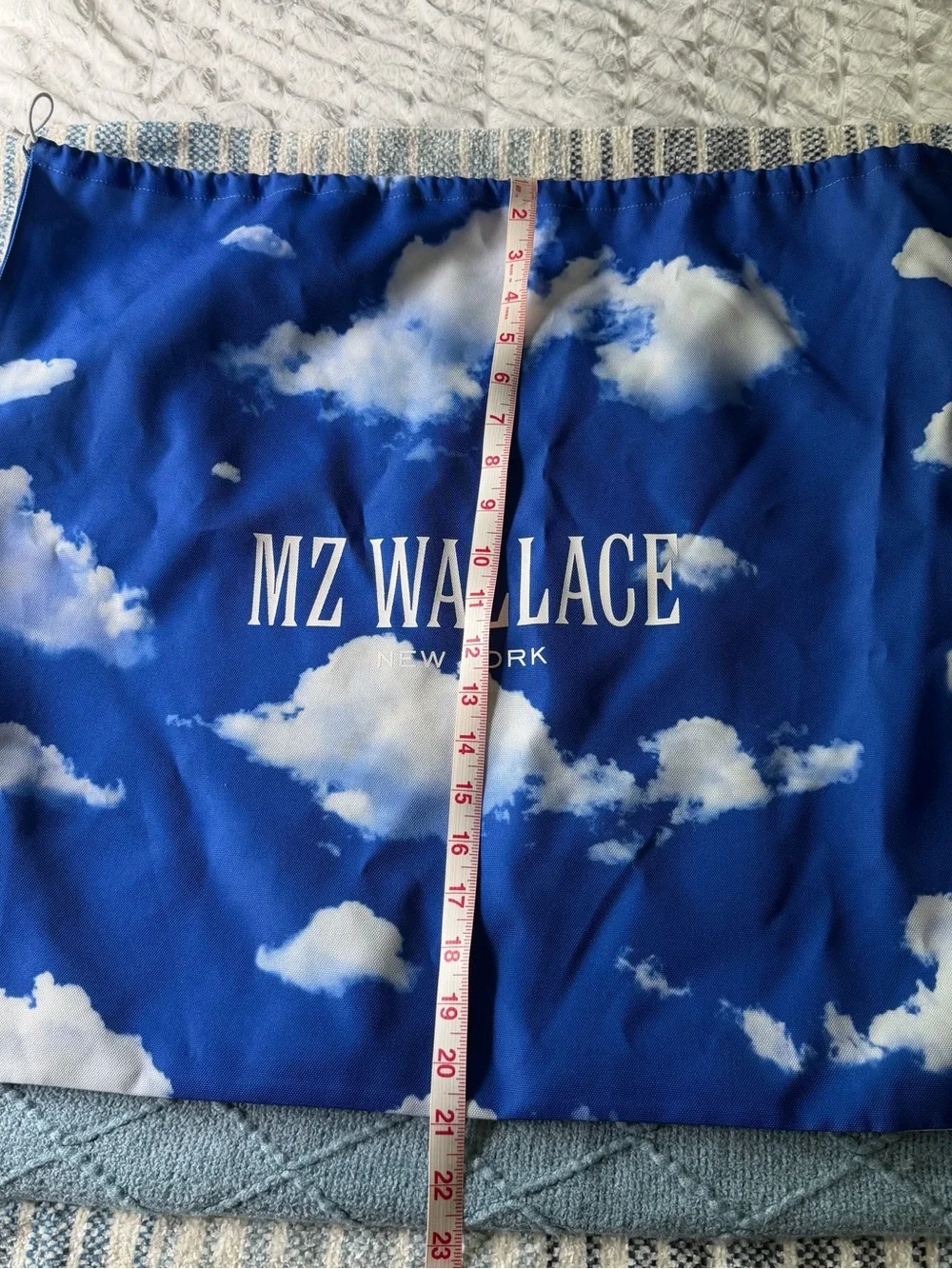 MZ Wallace Quilted Tote in Royal Blue